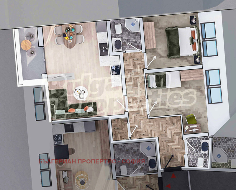 Продава 3-СТАЕН, гр. София, Стрелбище, снимка 10 - Апартаменти - 52037239