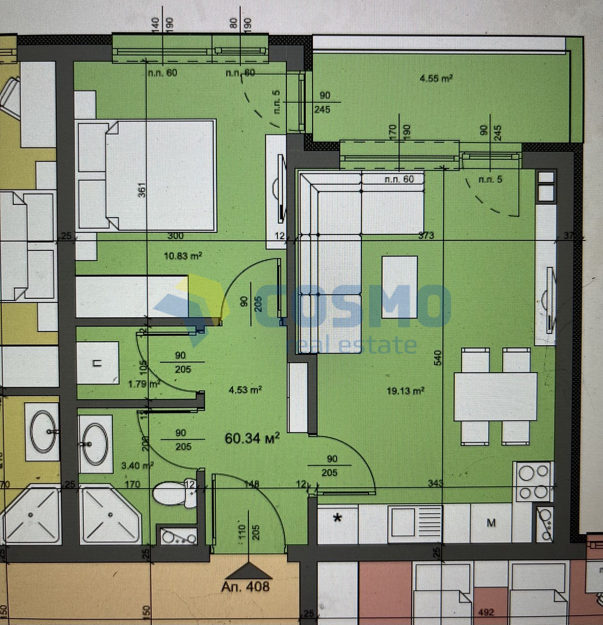 Продава 2-СТАЕН, гр. Бургас, Долно Езерово, снимка 2 - Апартаменти - 55887600