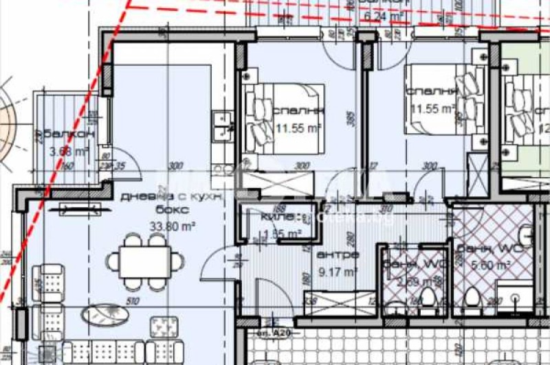 Продава  3-стаен град Варна , Изгрев , 116 кв.м | 82581424 - изображение [2]