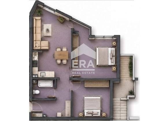 Продава 3-СТАЕН, гр. Бяла, област Варна, снимка 4 - Апартаменти - 54954725