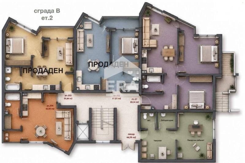 Продава 3-СТАЕН, гр. Бяла, област Варна, снимка 3 - Апартаменти - 54954725