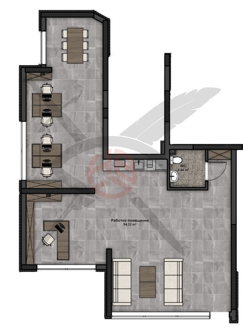 Na prodej  Kancelář Sofia , Ljulin 4 , 131 m2 | 95925503