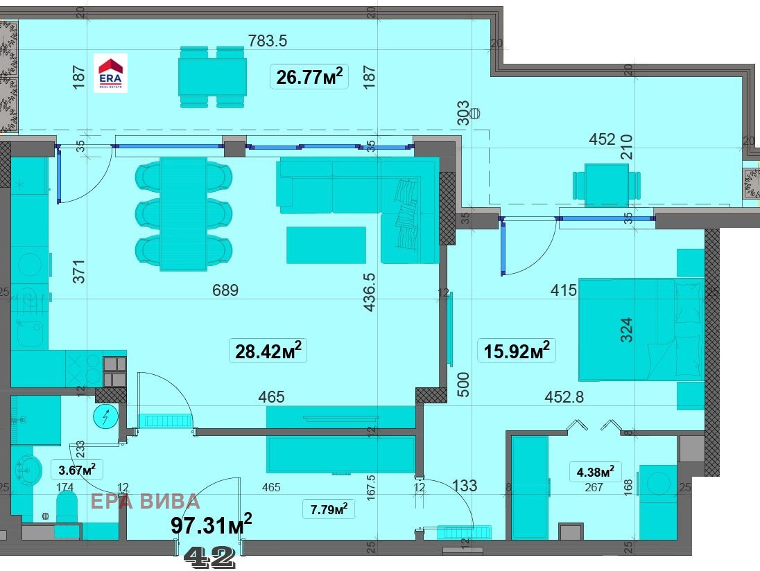 Продава 2-СТАЕН, гр. София, Овча купел, снимка 2 - Апартаменти - 55948199