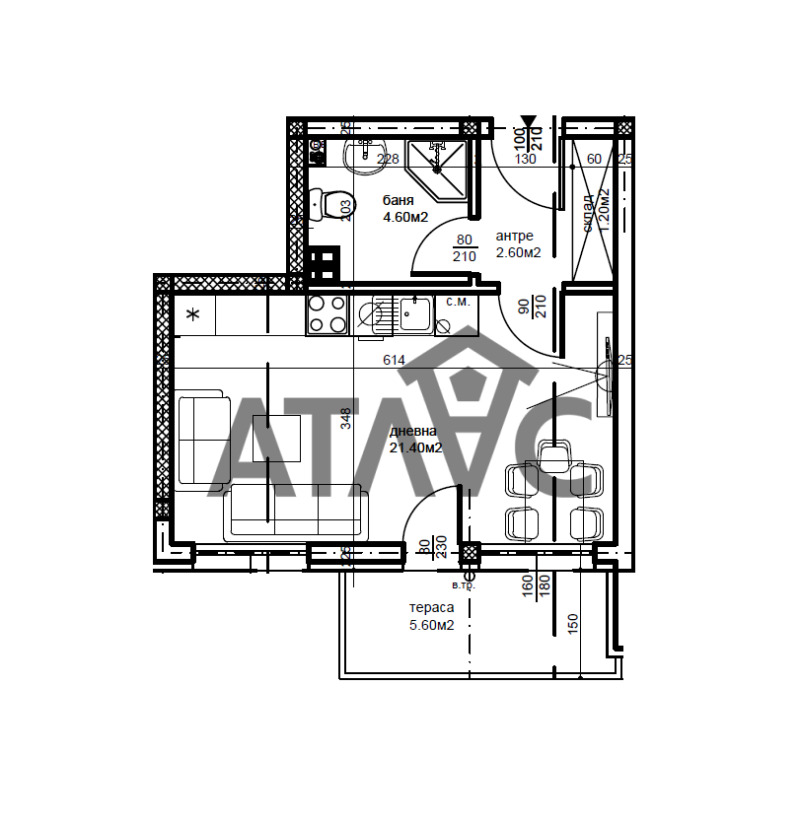 À vendre  Studio Plovdiv , Belomorski , 47 m² | 49181853
