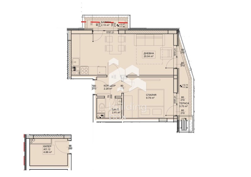 Продава  2-стаен град Варна , Изгрев , 66 кв.м | 16336603 - изображение [3]