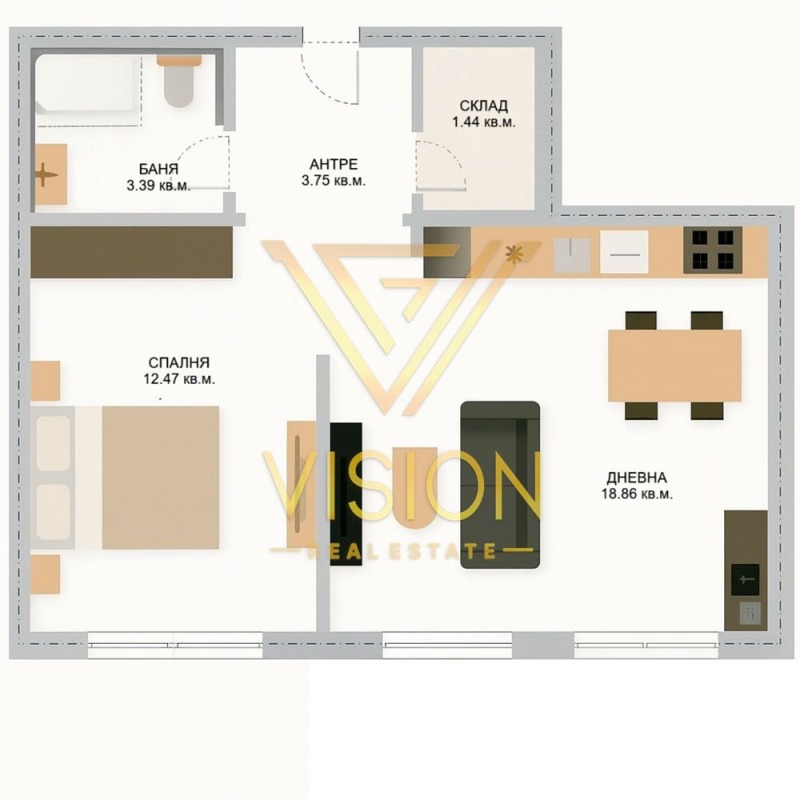 Продава  2-стаен град София , Симеоново , 57 кв.м | 25705729