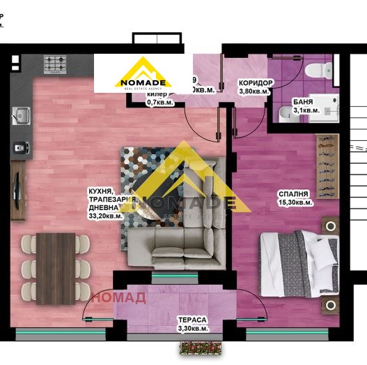 Продава 3-СТАЕН, гр. Пловдив, Христо Смирненски, снимка 8 - Апартаменти - 52442836