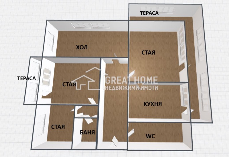 Продава  Многостаен град Търговище , Център , 120 кв.м | 52727989 - изображение [12]