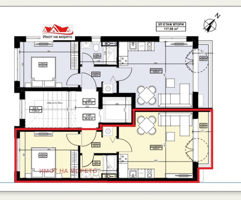 Na prodej  1 ložnice oblast Burgas , Carevo , 63 m2 | 14301175 - obraz [4]