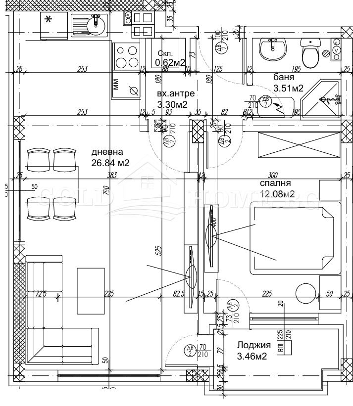 Продава  2-стаен град Пловдив , Остромила , 69 кв.м | 21255198 - изображение [2]