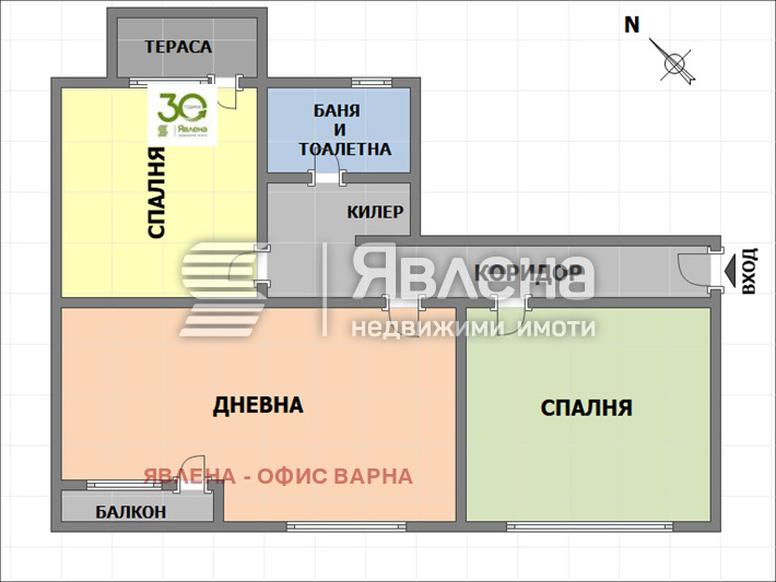 Продава 3-СТАЕН, гр. Варна, Център, снимка 2 - Aпартаменти - 49351378