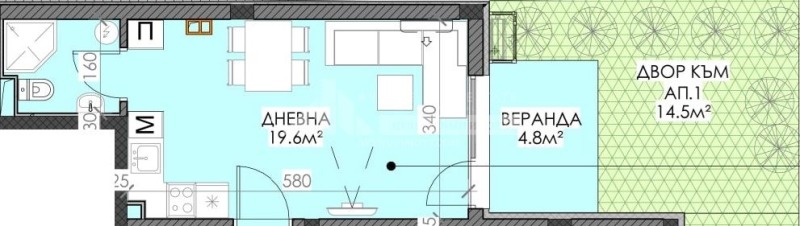 For Sale  Studio Burgas , Sarafovo , 53 sq.m | 21836260 - image [2]