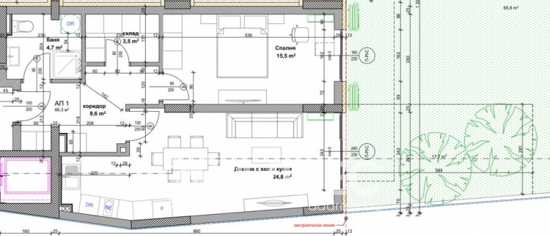 De vânzare  1 dormitor Sofia , Banișora , 81 mp | 26200499 - imagine [3]