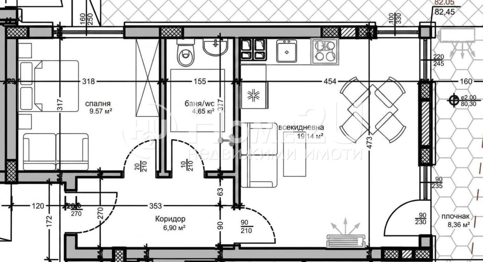 Продава 2-СТАЕН, гр. Варна, Младост 1, снимка 8 - Апартаменти - 54606187