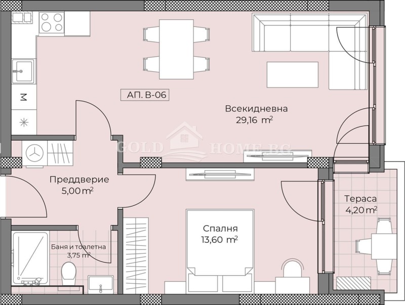 Продава 2-СТАЕН, гр. Пловдив, Остромила, снимка 4 - Aпартаменти - 47510195