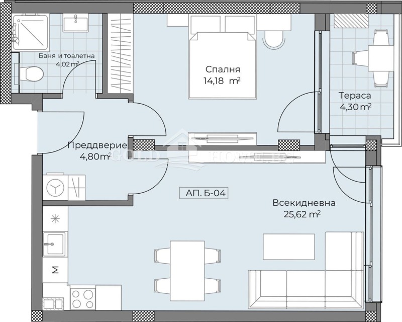 Продава 2-СТАЕН, гр. Пловдив, Остромила, снимка 7 - Aпартаменти - 47510195