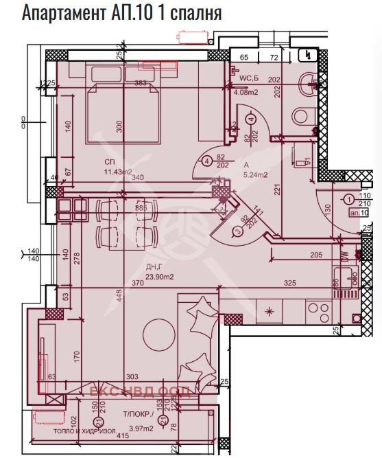À vendre  1 chambre Plovdiv , Zapaden , 75 m² | 90992170