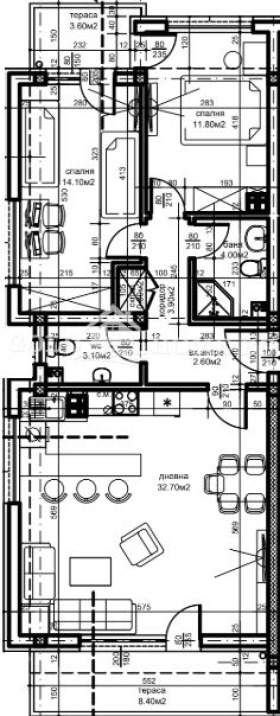 En venta  2 dormitorios Plovdiv , Belomorski , 110 metros cuadrados | 17063136 - imagen [7]
