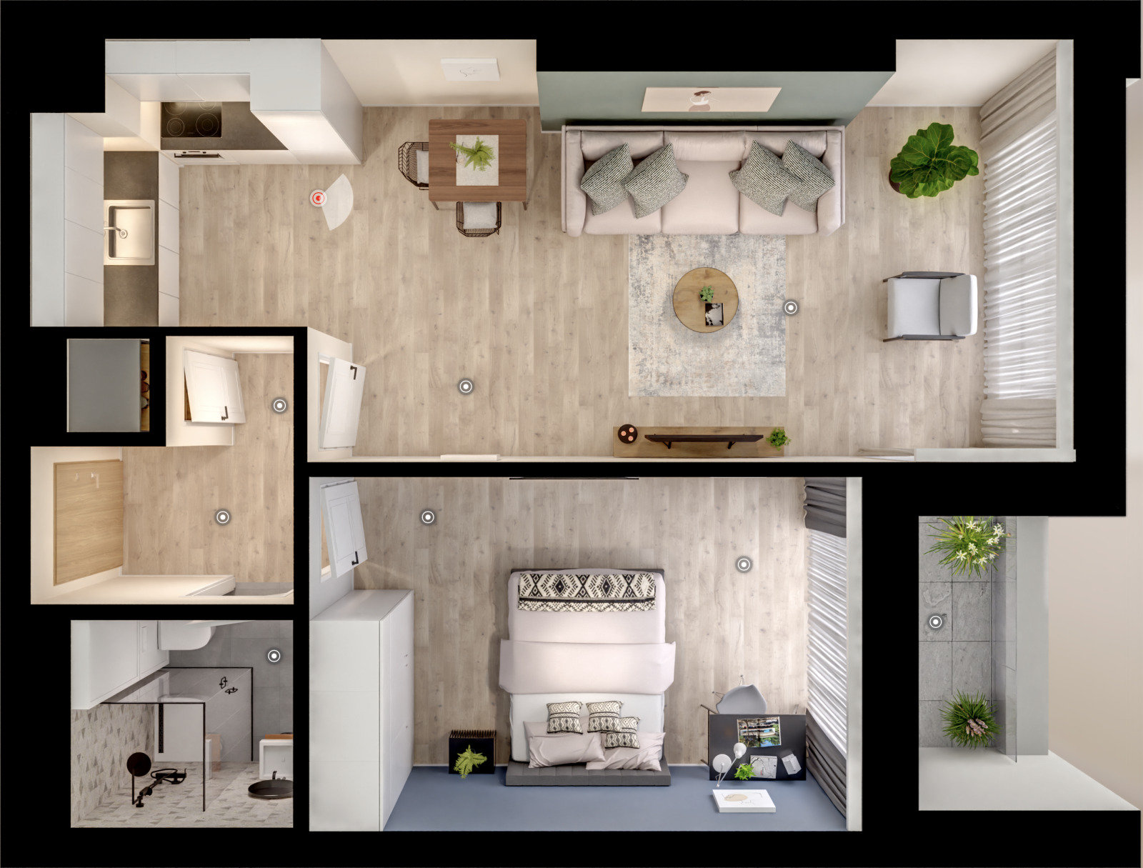 Продава 2-СТАЕН, гр. София, Дружба 1, снимка 3 - Апартаменти - 54640098