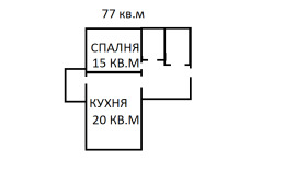 1 спаваћа соба Изгрев, Варна 1