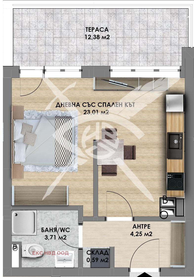 Продава 2-СТАЕН, гр. Пловдив, Христо Смирненски, снимка 1 - Aпартаменти - 47921645