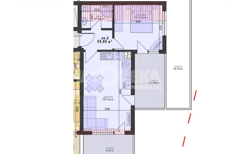 À vendre  1 chambre Varna , Vazrajdane 3 , 61 m² | 24365686 - image [4]