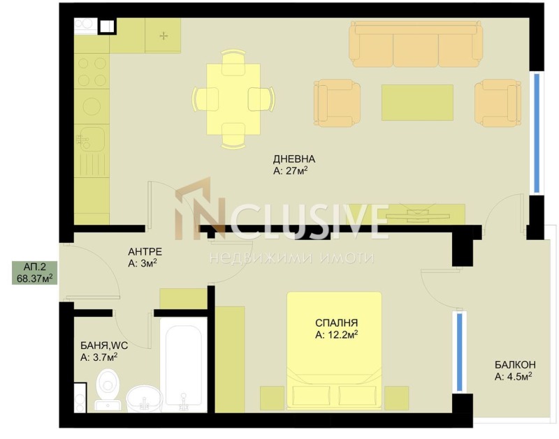 Продава 2-СТАЕН, град Варна, Победа • 170000 € / 332491.10 лв. • 52804613 1