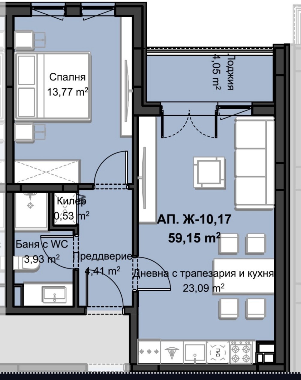 Продава 2-СТАЕН, гр. Пловдив, Христо Смирненски, снимка 4 - Апартаменти - 55823388