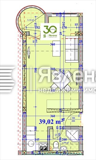 Na sprzedaż  Studio rejon Dobricz , Kranewo , 48 mkw | 42912874 - obraz [6]