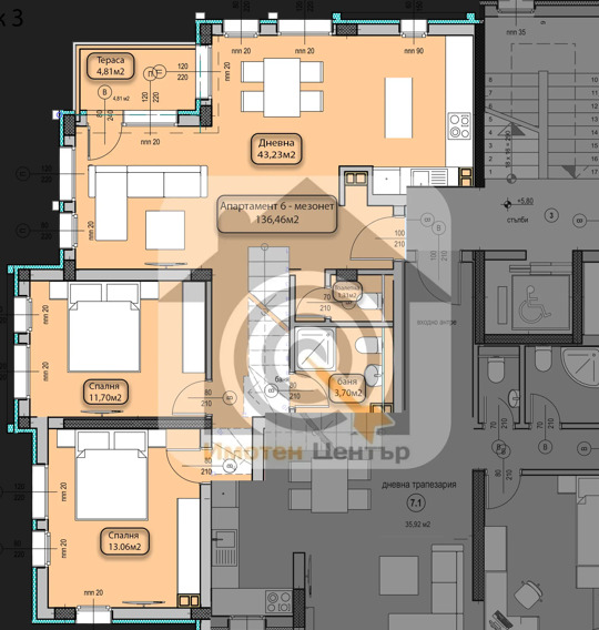 Продава МЕЗОНЕТ, гр. София, Карпузица, снимка 1 - Aпартаменти - 48632073