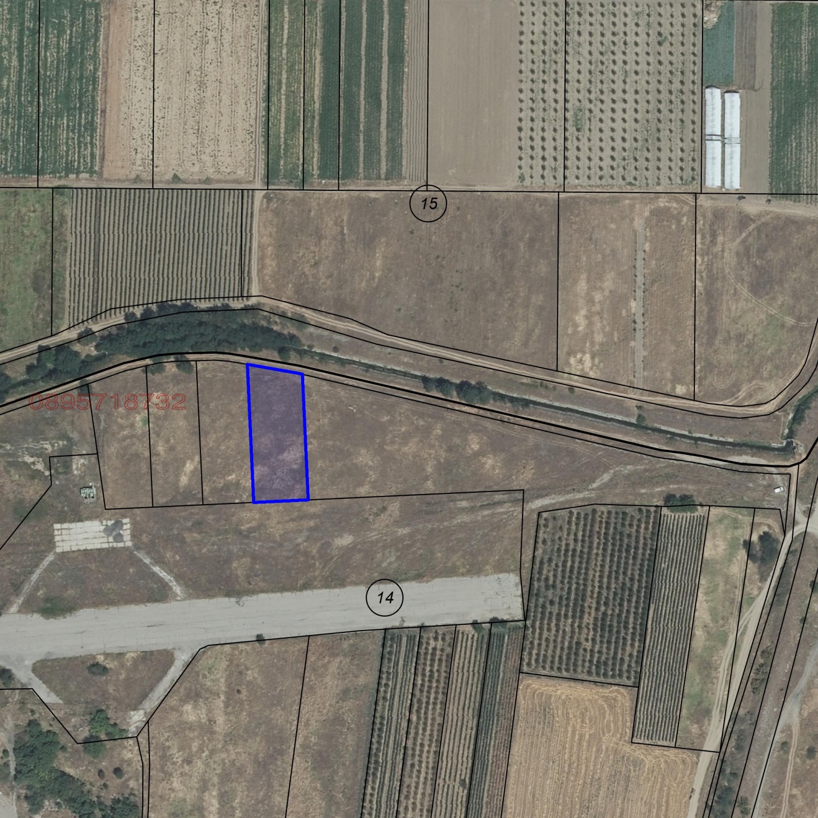 Продава ЗЕМЕДЕЛСКА ЗЕМЯ, с. Първенец, област Пловдив