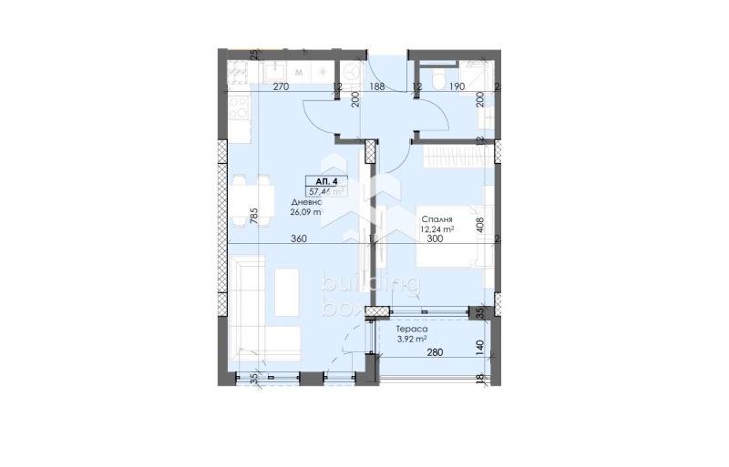 Продаја  1 спаваћа соба Пловдив , Тракија , 71 м2 | 92875525 - слика [8]
