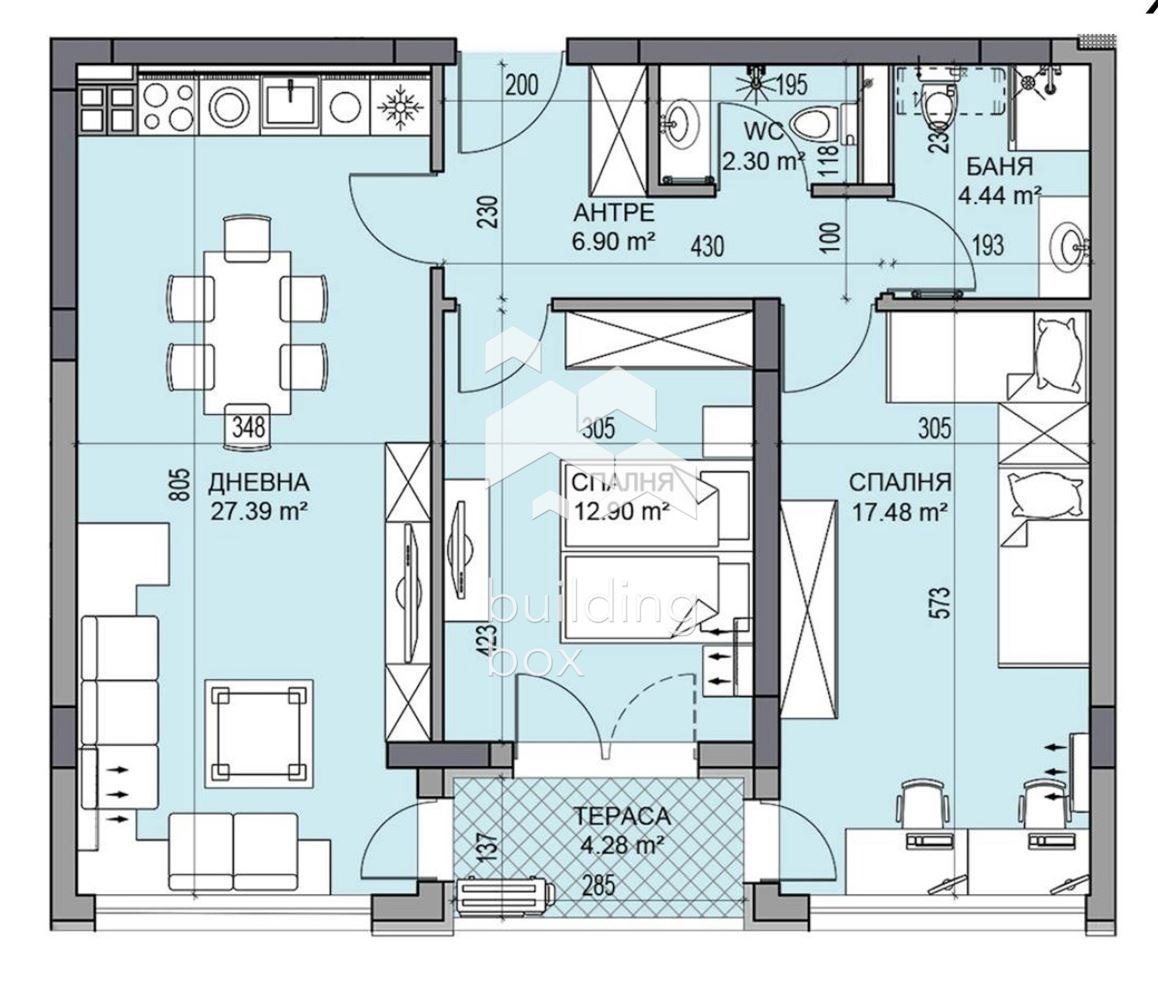Продава 3-СТАЕН, гр. Пловдив, Гагарин, снимка 9 - Апартаменти - 55050673