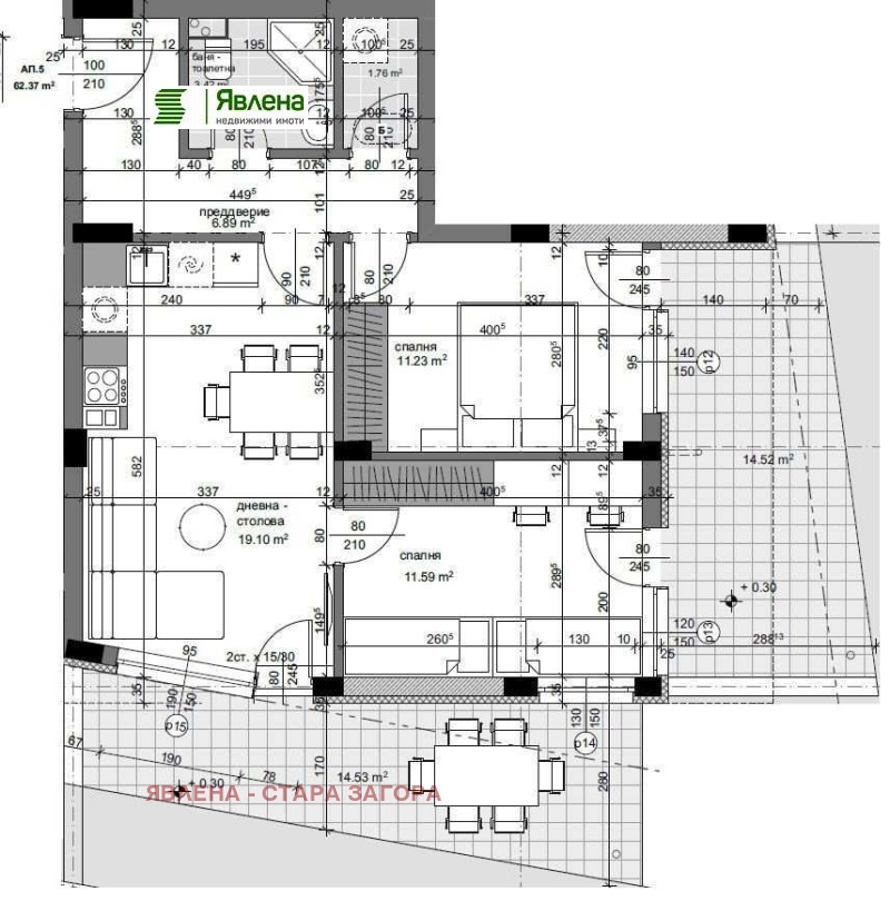 Продава 3-СТАЕН, гр. Стара Загора, Била, снимка 10 - Aпартаменти - 49583924