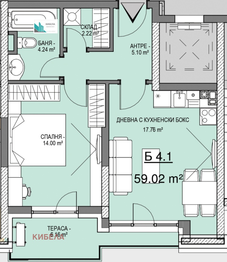 Продава 2-СТАЕН, гр. София, Малинова долина, снимка 3 - Апартаменти - 54078380