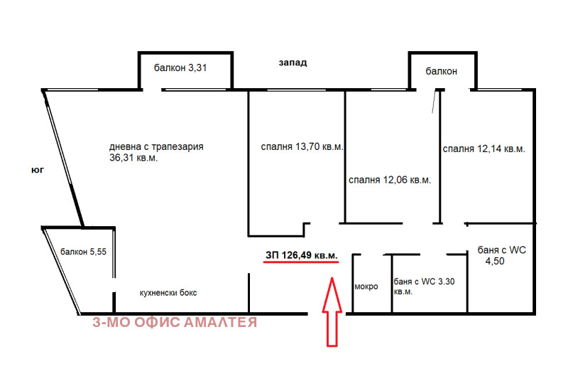 Продава 4-СТАЕН, гр. София, Овча купел 2, снимка 2 - Апартаменти - 52410587