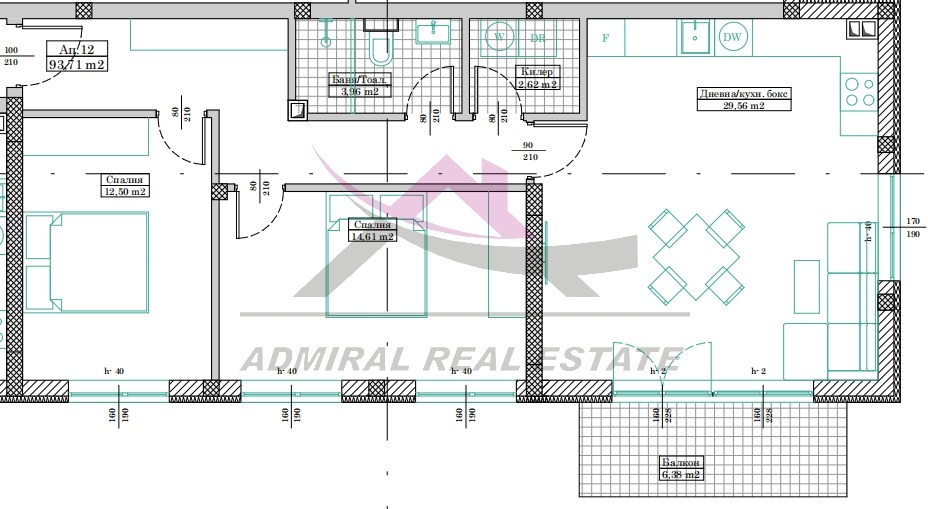 Продава 3-СТАЕН, гр. Варна, Кайсиева градина, снимка 2 - Апартаменти - 54459936