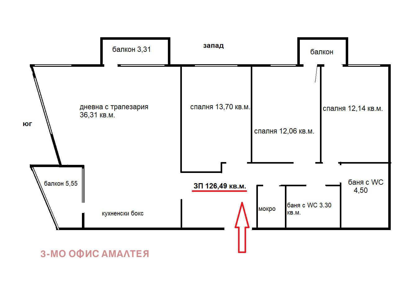 Продава 4-СТАЕН, гр. София, Овча купел 2, снимка 2 - Апартаменти - 52410587