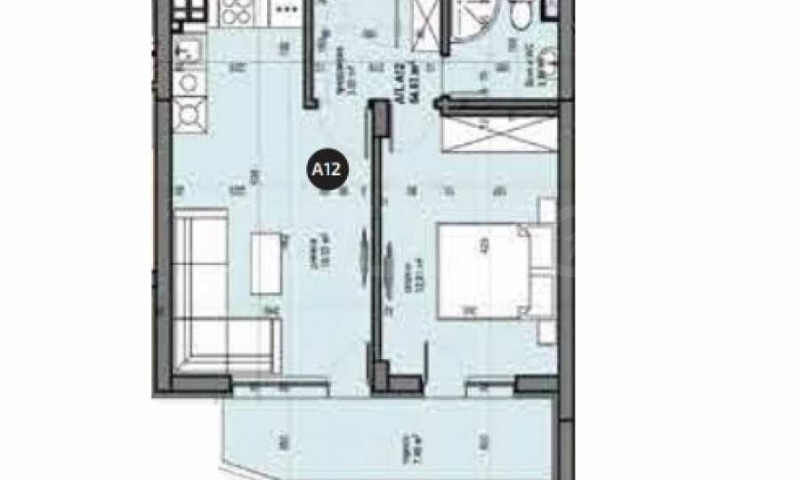 En venta  1 dormitorio Sofia , Lyulin 5 , 63 metros cuadrados | 54378290 - imagen [3]