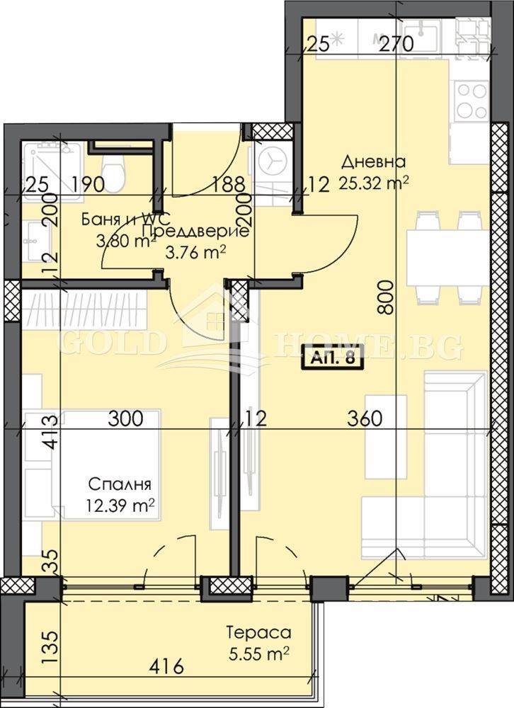 Продава 2-СТАЕН, гр. Пловдив, Тракия, снимка 6 - Aпартаменти - 48232927