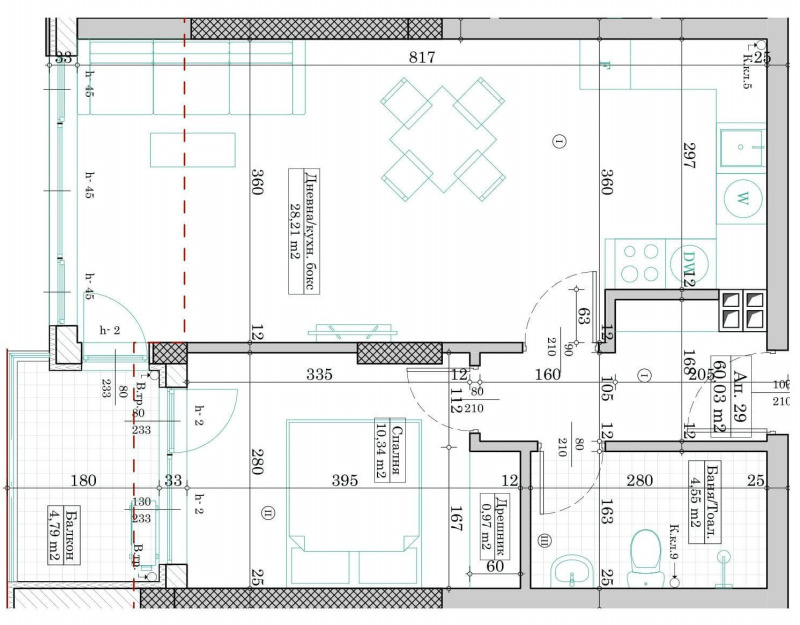 Продава 2-СТАЕН, гр. Варна, Левски 1, снимка 3 - Апартаменти - 53497844