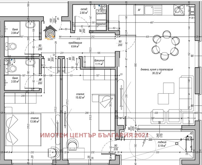 Продава 3-СТАЕН, гр. София, Студентски град, снимка 2 - Апартаменти - 56117490