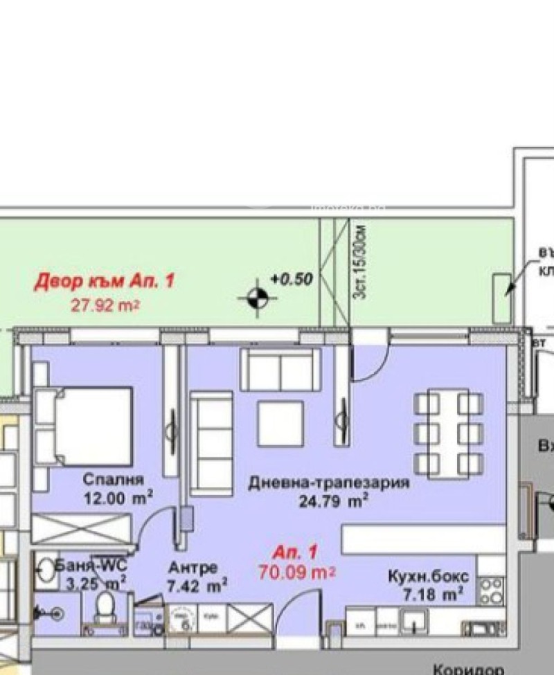 Satılık  1 yatak odası Sofia , Boyana , 70 metrekare | 37793093 - görüntü [2]
