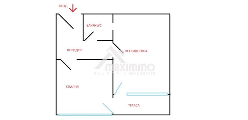 Till salu  1 sovrum Varna , k.k. Sv.Sv. Konstantin i Elena , 74 kvm | 54107941 - bild [8]