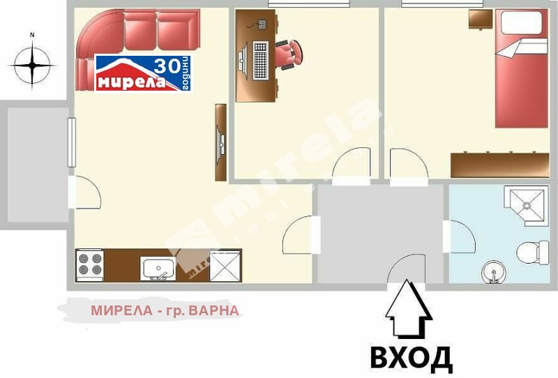 Продава 3-СТАЕН, гр. Варна, Възраждане 2, снимка 2 - Aпартаменти - 46988578