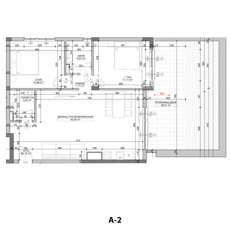 Zu verkaufen  2 Schlafzimmer Sofia , w.z.Amerikanski kolesch , 120 qm | 68004558 - Bild [4]