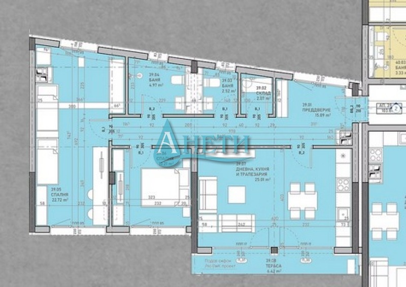 Продава 3-СТАЕН, гр. София, Сухата река, снимка 1 - Aпартаменти - 49233133