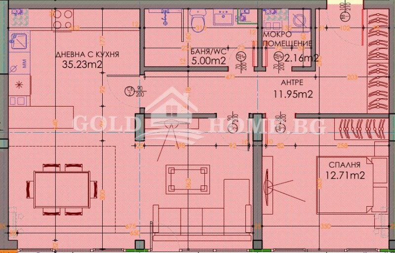 Продава 2-СТАЕН, гр. Пловдив, Тракия, снимка 6 - Aпартаменти - 48811490