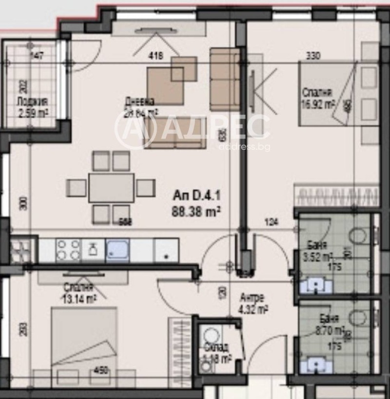 À venda  2 quartos Sofia , Manastirski livadi , 104 m² | 52118150 - imagem [9]