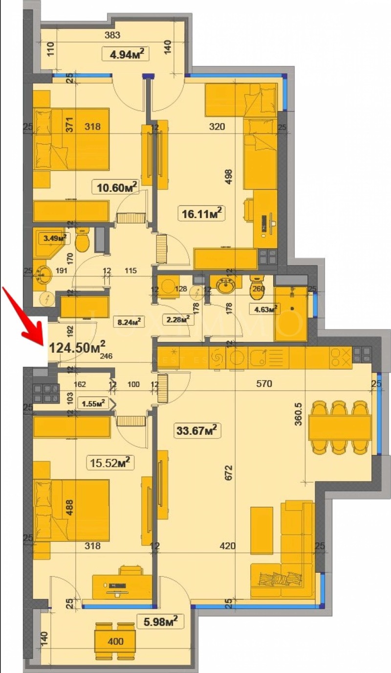 Zu verkaufen  3 Schlafzimmer Warna , Tschajka , 150 qm | 63308126 - Bild [6]